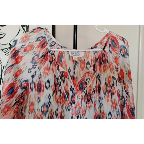 MED Beach By Beachlunchlounge CoverUp. Light, Sheer. Boho. Hippie. Surfer. Fairy - Picture 12 of 16